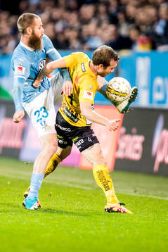 Malmö FFs Jo Inge Berget och Elfsborgs Anders Randrup