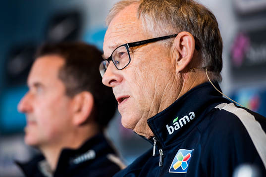 Per Joar Hansen, assistant coach of Norway, and Lars