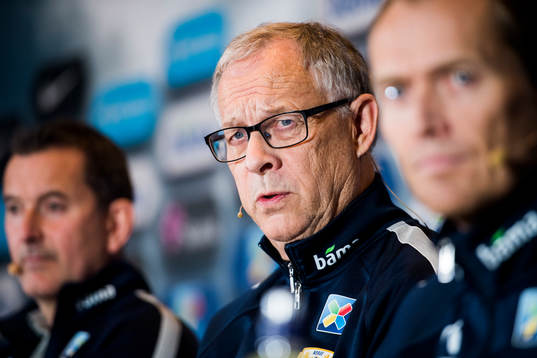 Per Joar Hansen, assistant coach of Norway, and Lars