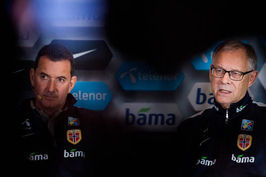 Per Joar Hansen, assistant coach of Norway, and Lars