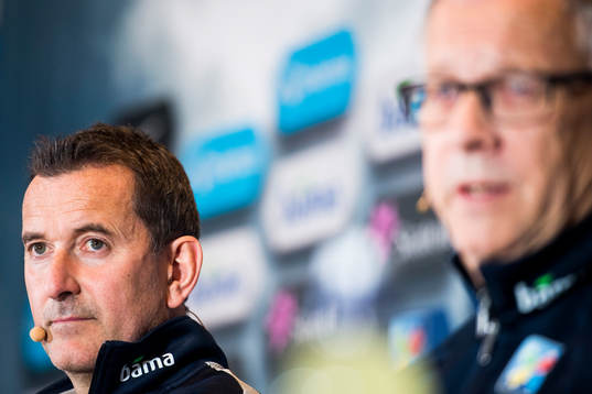 Per Joar Hansen, assistant coach of Norway, and Lars