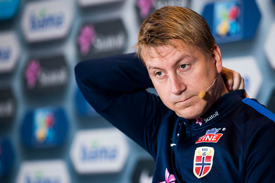 Leif Gunnar Smerud, head coach of Norway's U21 team,