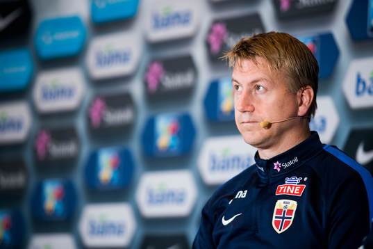 Leif Gunnar Smerud, head coach of Norway's U21 team,