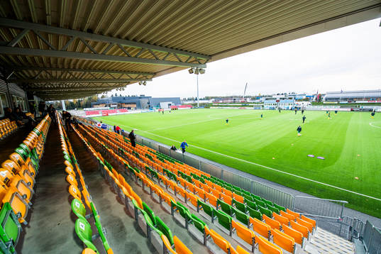 General interior view of Jessheim stadion