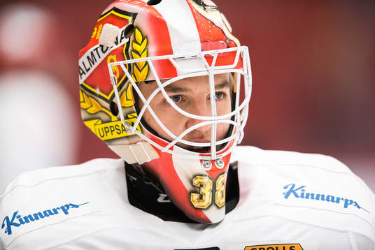 Almtunas målvakt Oscar Fröberg