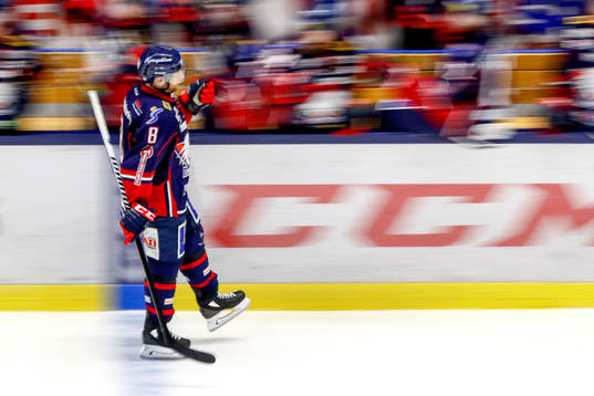 Linköpings Derek Roy  jublar