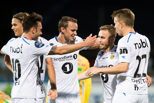 Bodø/Glimt celebrate 3-0