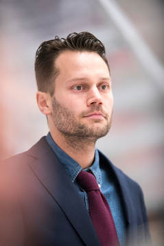 Almtunas assisterande tränare Martin Gudmundsson