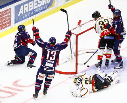 Mål 1-1 av Linköpings Derek Roy