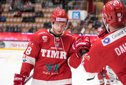 Timrås Lukas Zetterberg jublar