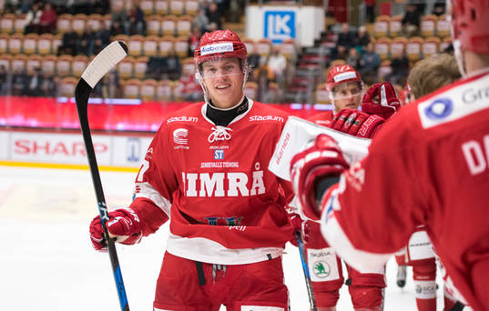 Timrås Anton Wedin jublar