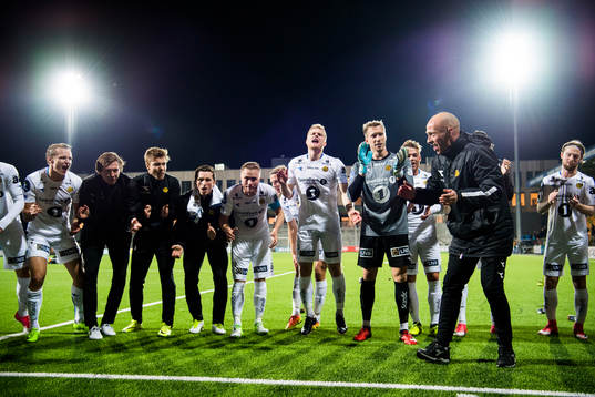The players of Bodø/Glimt celebrate