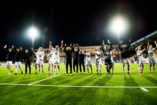 The players of Bodø/Glimt celebrate