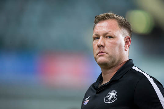 Trelleborgs tränare Patrick Winqvist deppar