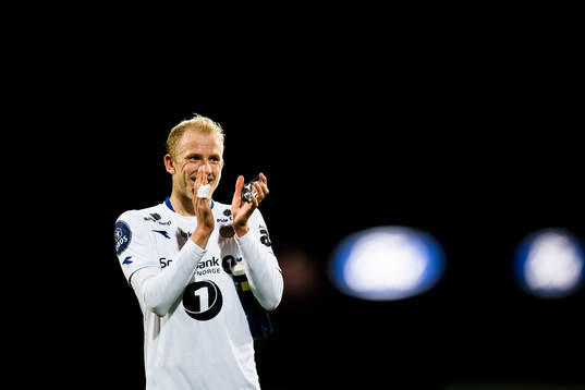 Vegard Leikvoll Moberg of Bodø/Glimt celebrates