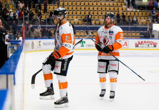 Karlskronas Marcus Paulsson och Joachim Rohdin deppar