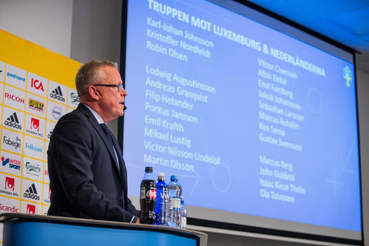 Sveriges förbundskapten Janne Andersson