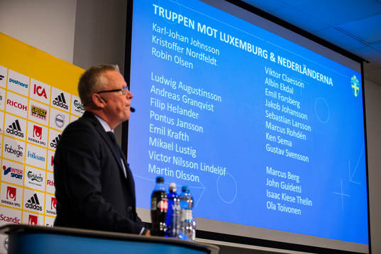 Sveriges förbundskapten Janne Andersson