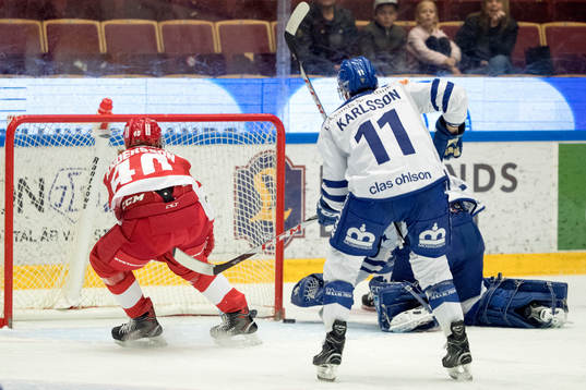 Troja/Ljungby Trojas Alfred Andersson och Leksands Martin