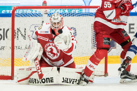 Troja/Ljungby Trojas målvakt Robin Johansson  i