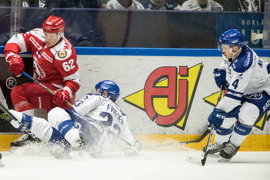 Leksands Alex Friesen faller