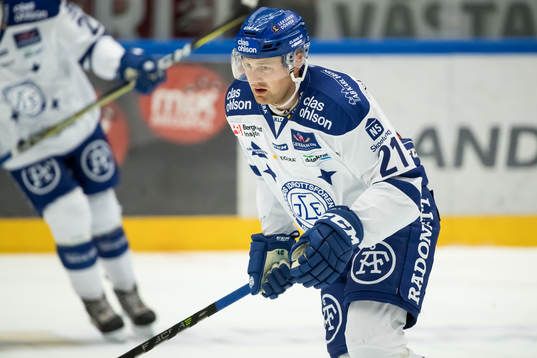 Leksands Mattias Ritola  i ishockeymatchen i