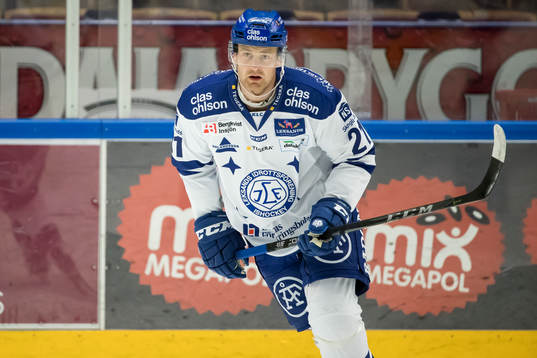 Leksands Mattias Ritola  i ishockeymatchen i