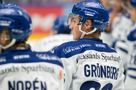 Leksands Martin Grönberg  i ishockeymatchen i