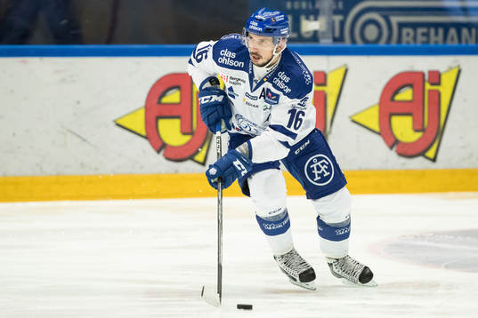 Leksands Fredrik Lindgren   i ishockeymatchen i