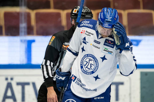 Leksands Mattias Ritola  i ishockeymatchen i