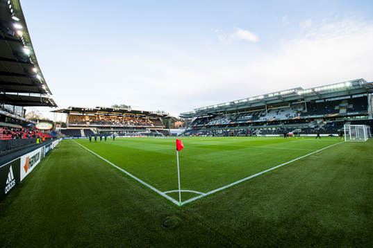 General interior view of Lerkendal stadion