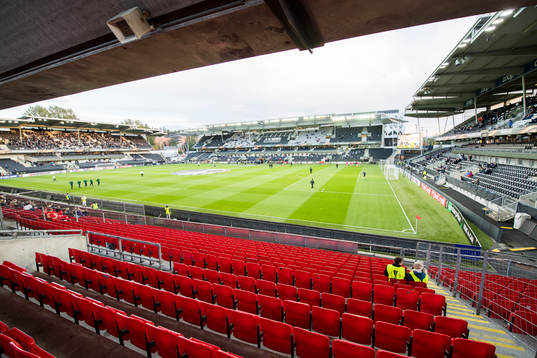 General interior view of Lerkendal stadion