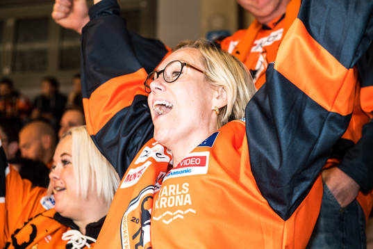 Karlskronas Klubbdirektör Charlotte Gustavsson poserar