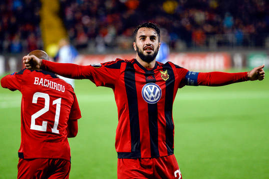 Östersunds Brwa Nouri jublar