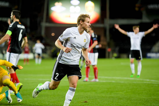 Vegar Eggen Hedenstad of Rosenborg celebrates