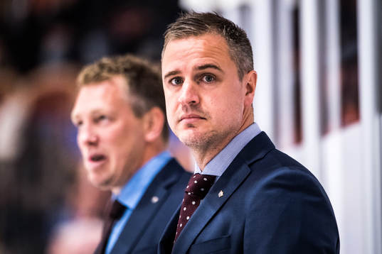 Linköpings tränare Dan Tagnes deppar