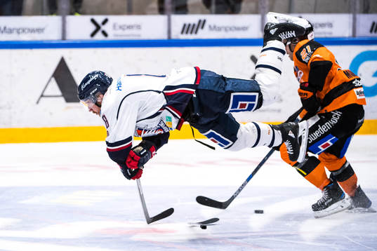 Linköpings Derek Roy  får en luftfärd