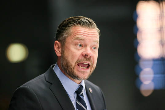 Växjös assisterande assisterande tränare Fredrik Hellgren