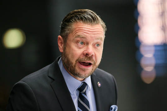 Växjös assisterande assisterande tränare Fredrik Hellgren