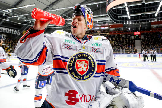 Växjös målvakt Viktor Fasth