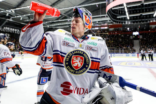 Växjös målvakt Viktor Fasth