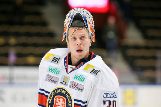 Växjös målvakt Viktor Fasth