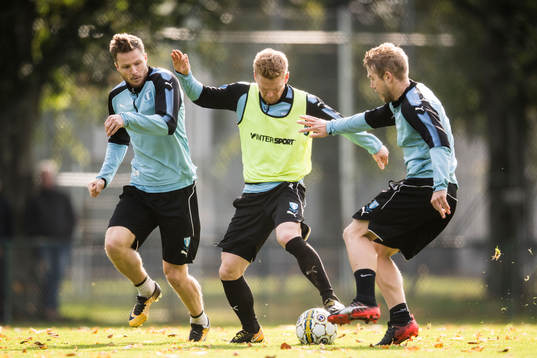Lasse Nielsen, Anders Christiansen och Anton Tinnerholm