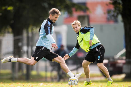 Markus Rosenberg och Oscar Lewicki