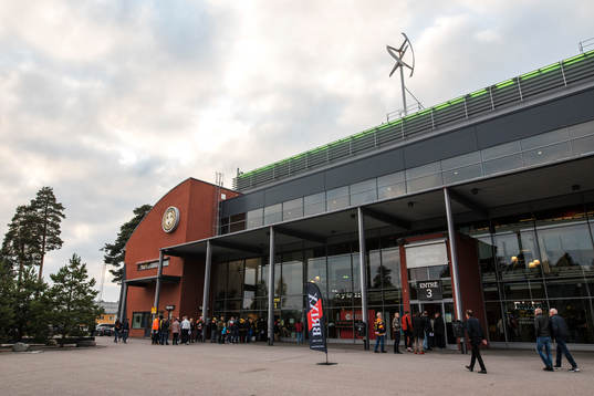Gavlerinken Arena före ishockeymatchen i SHL mellan