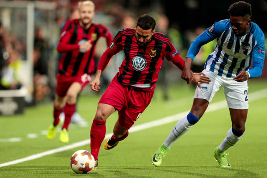 Östersunds Saman Ghoddos och Hertha Berlins Jordan