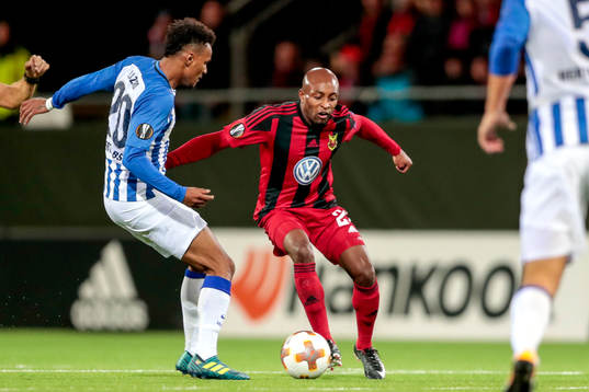 Hertha Berlins Valentino Lazaro och Östersunds Fouad