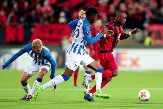Östersunds Salisu Abdullahi Gero och Hertha Berlins Jordan