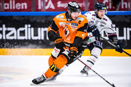 Karlskronas Morten Madsen och Linköpings Mathis Olimb