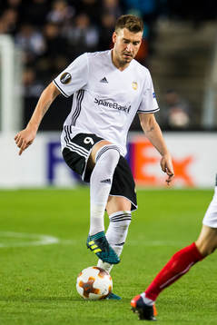 Nicklas Bendtner of Rosenborg